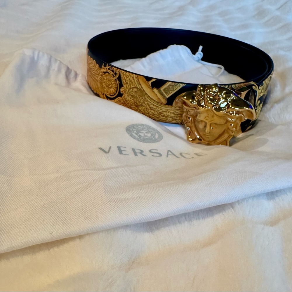 Versace Gold Buckle Accessory